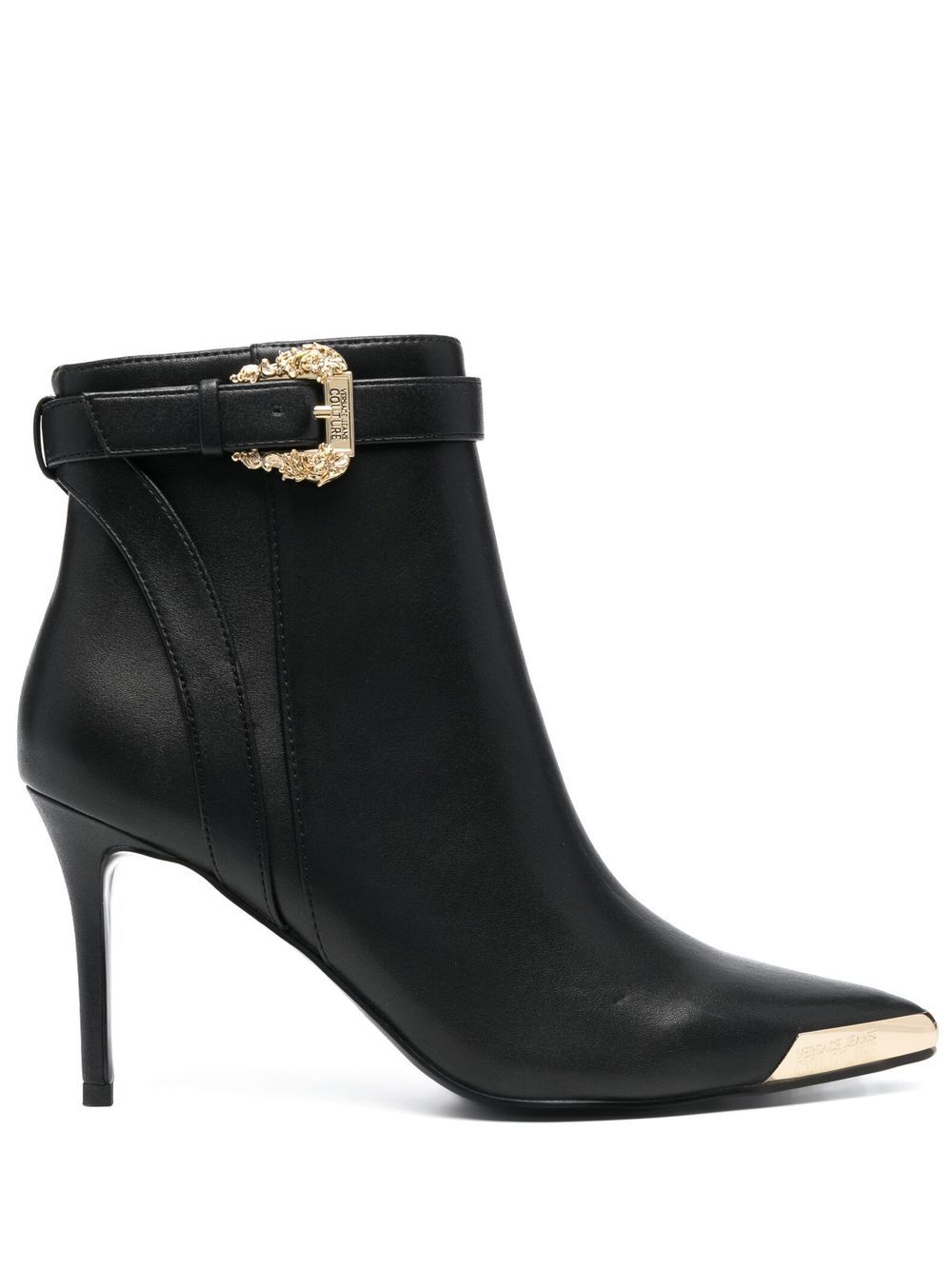 

Versace Jeans Couture botines con puntera en punta - Negro