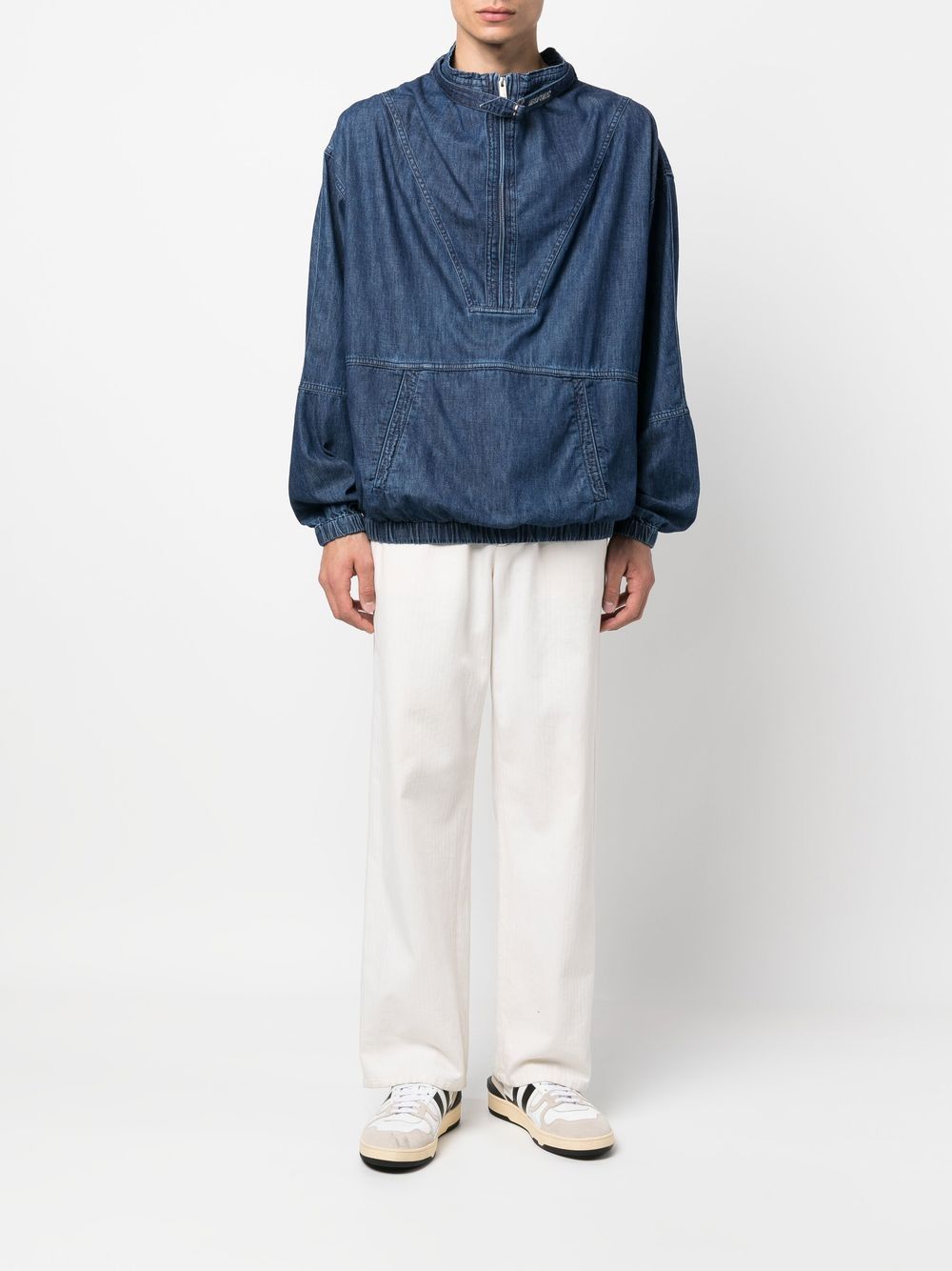 MARANT Jack met halve rits - Blauw