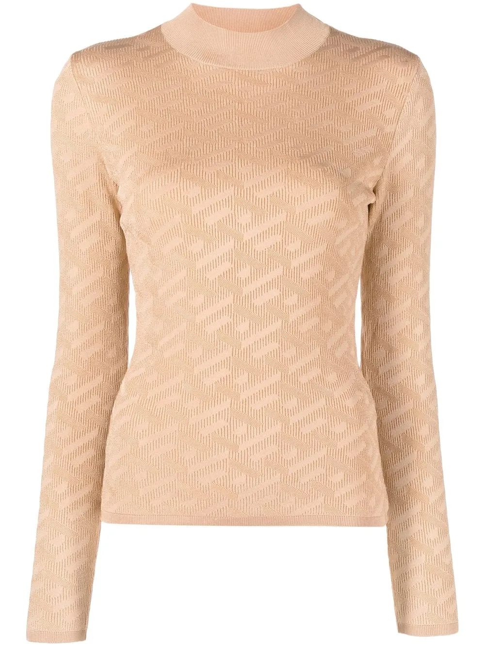

Versace top La Greca en jacquard - Marrón