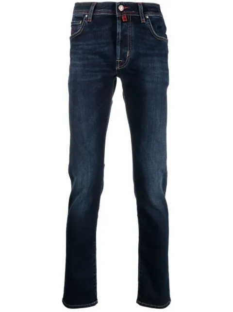 Jacob Cohën logo-patch straight-leg jeans