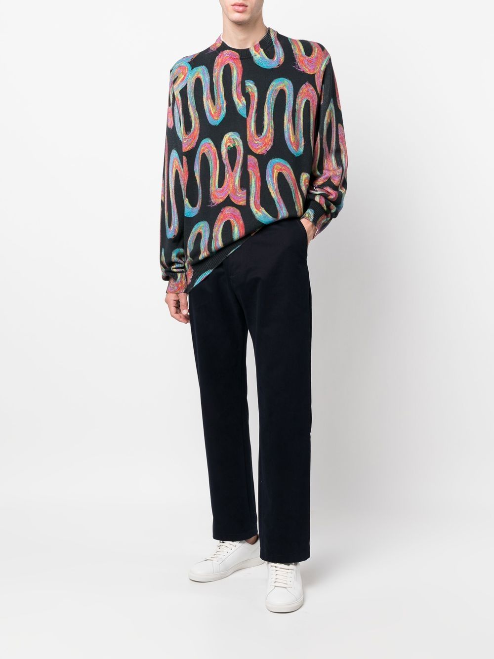 PS Paul Smith Trui met print - Zwart