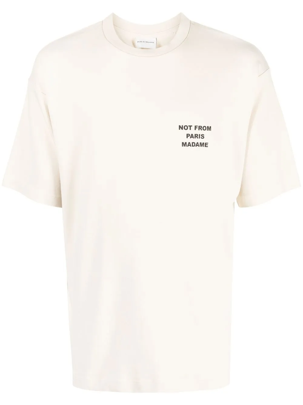 

Drôle De Monsieur slogan-print T-shirt - Neutro