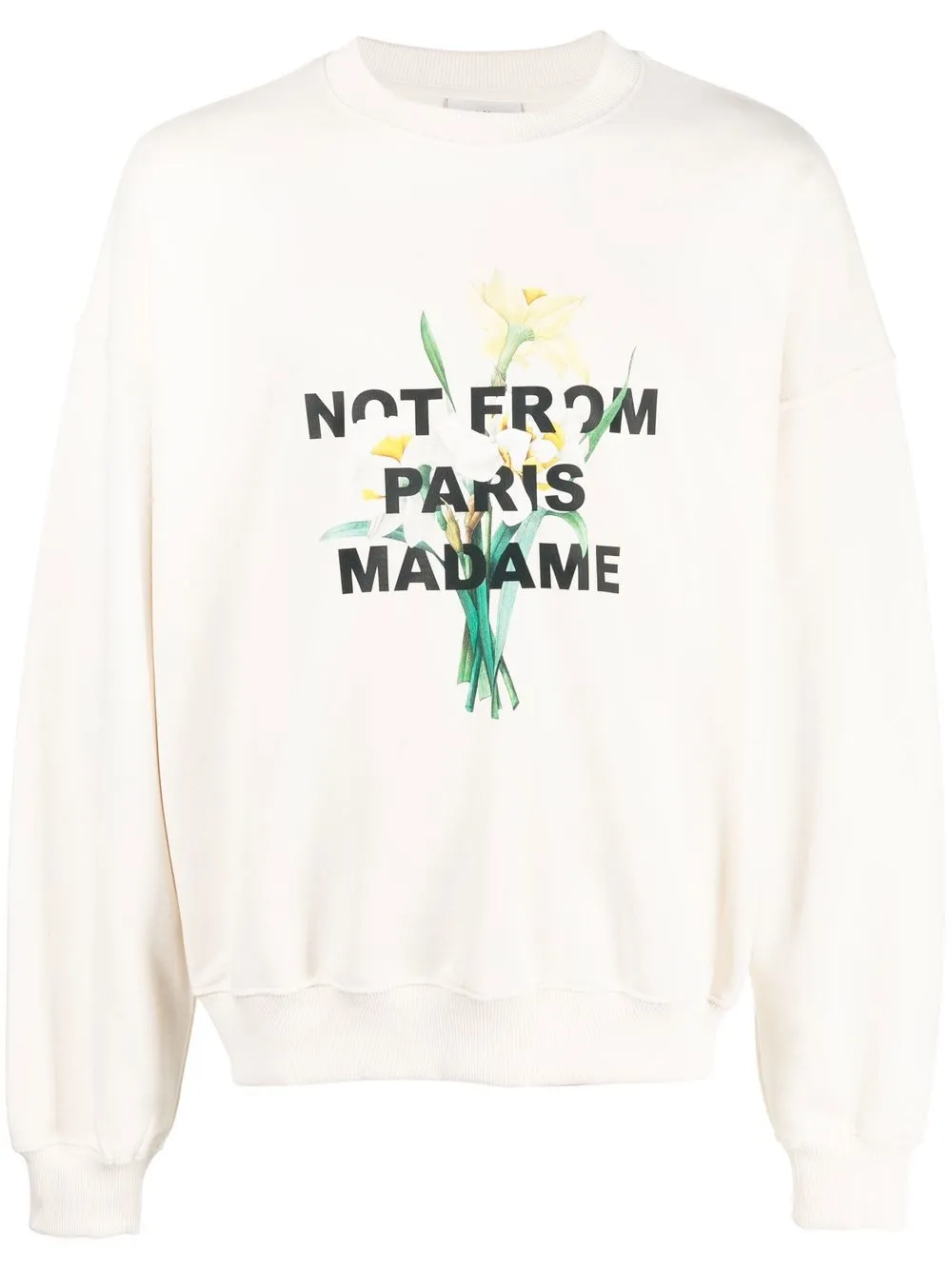 

Drôle De Monsieur graphic-print crew-neck sweatshirt - Neutro