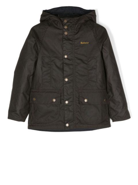 Barbour Kids veste Beaufort à fini ciré