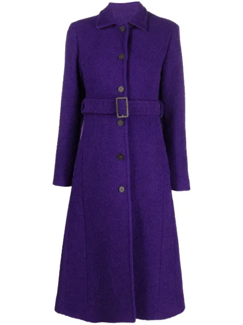 Golden Goose - belted single-breasted coat