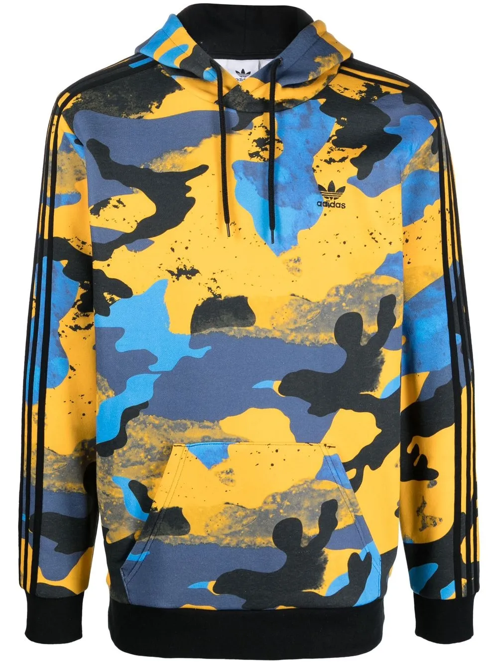 

adidas hoodie con estampado militar - Azul