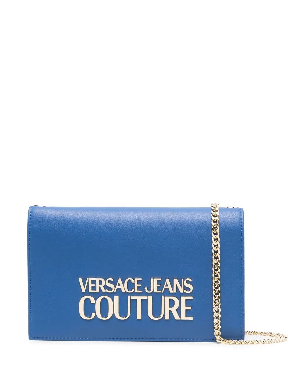 

Versace Jeans Couture bolsa crossbody con letras del logo - Azul