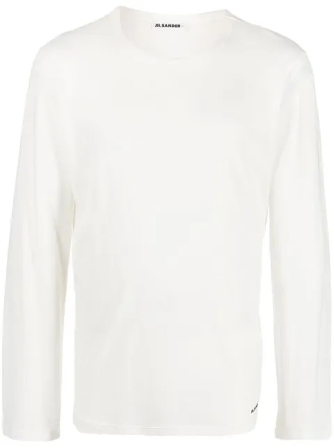 Jil Sander long sleeve cotton T-shirt