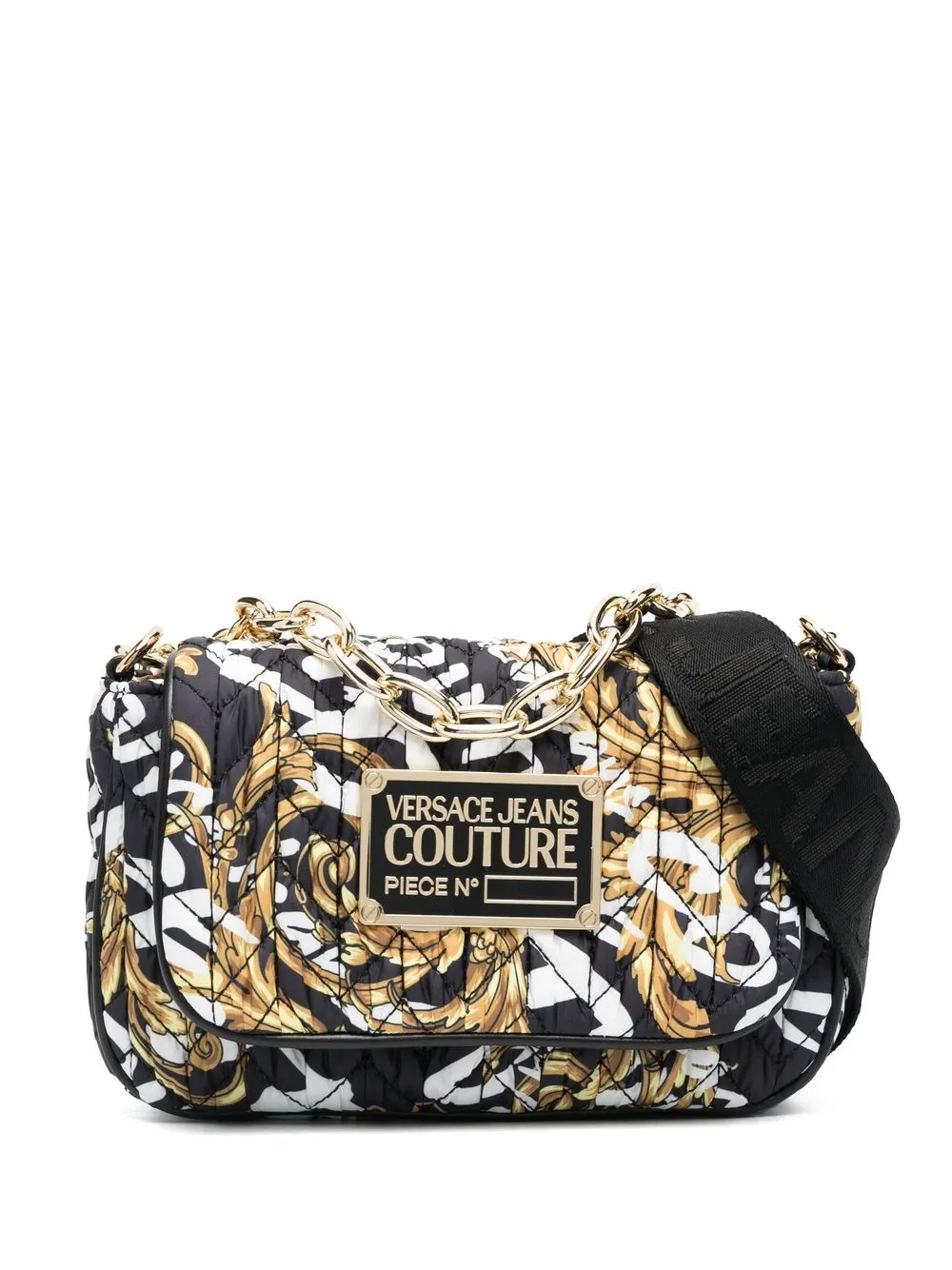 

Versace Jeans Couture bolsa de hombro con motivo Barocco - Negro