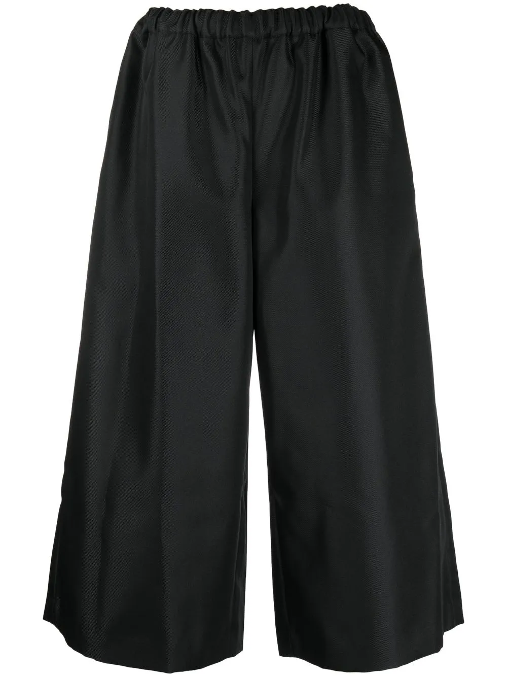 

Comme Des Garçons pantalones anchos capri - Negro