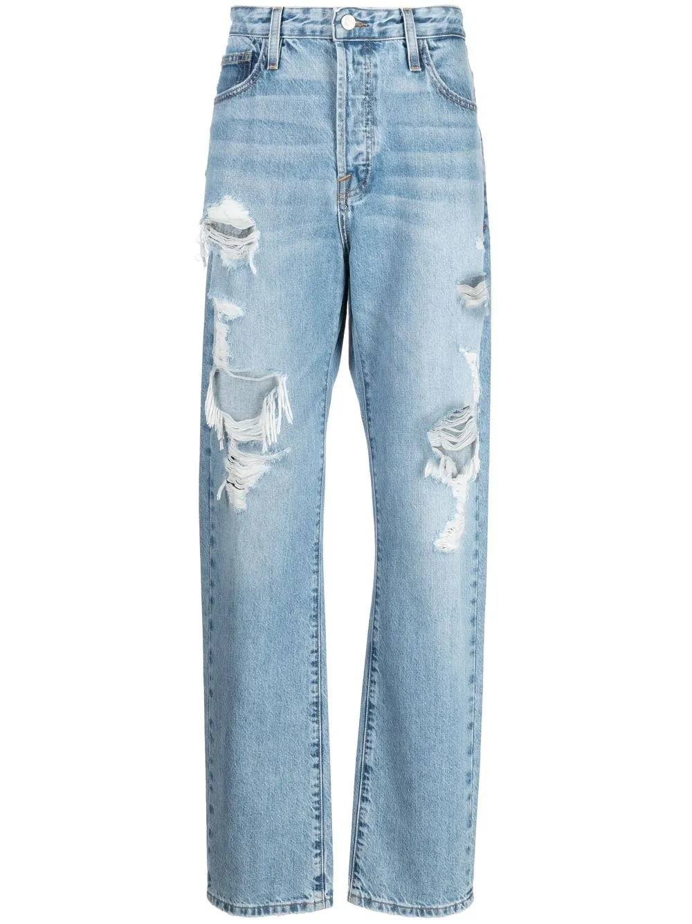 FRAME mid-rise straight-leg Jeans - Farfetch