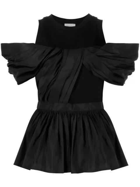 Alexander McQueen off-shoulder peplum top