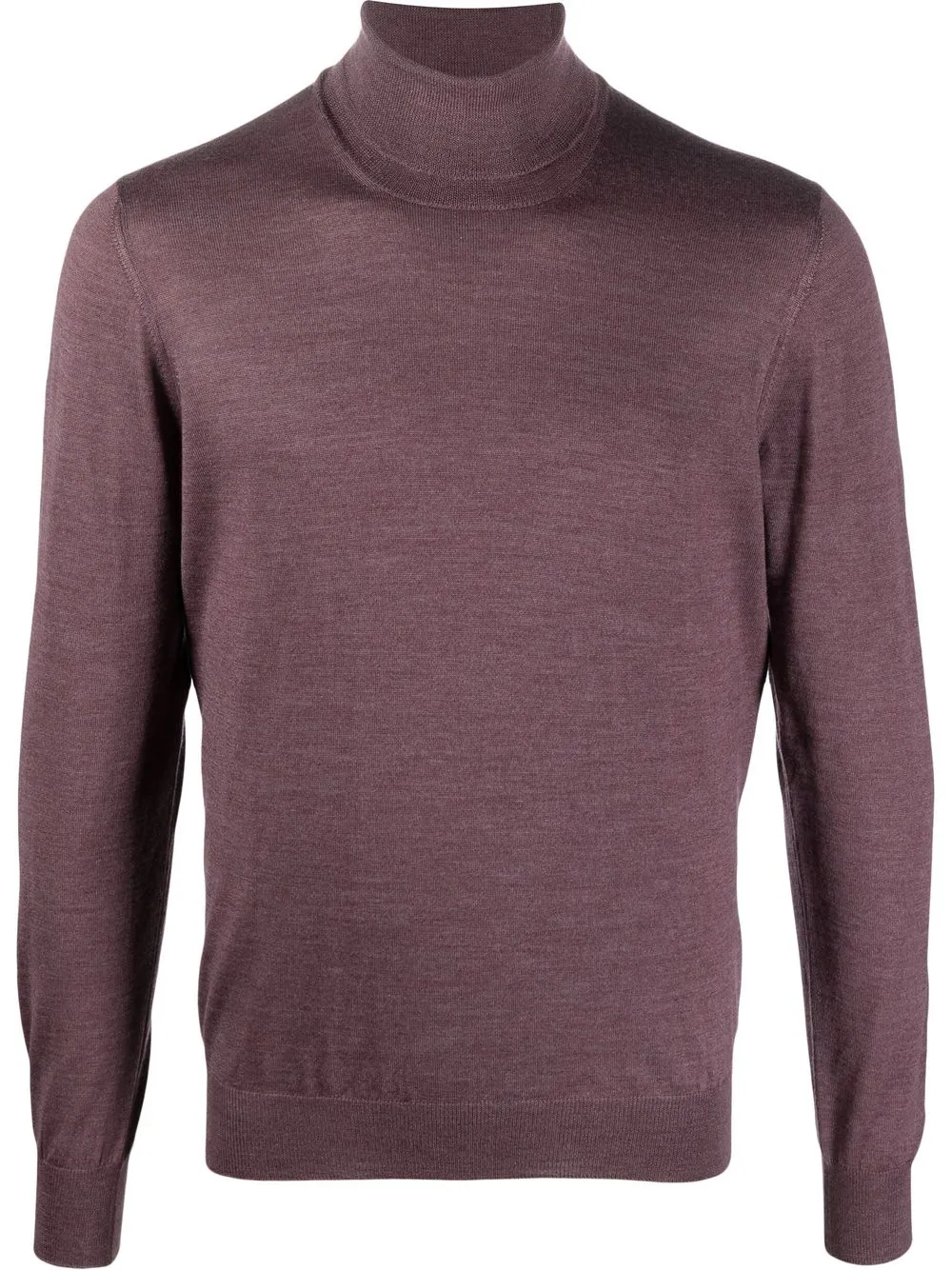 

Tagliatore roll-neck wool-blend sweater - Purple
