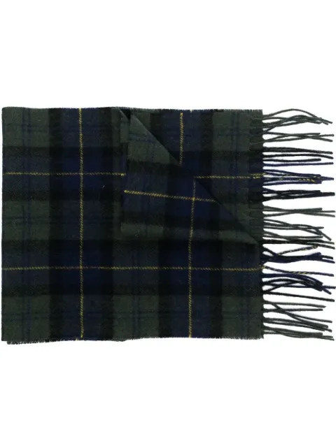 Barbour bufanda con motivo de cuadros tartán