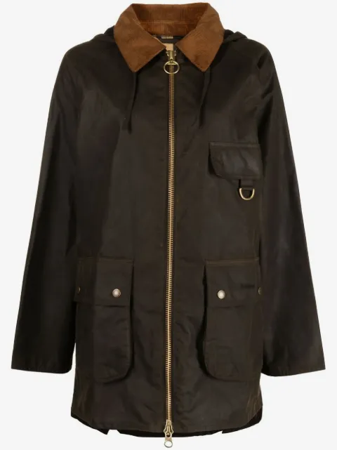 Barbour voksbehandlet frakke 