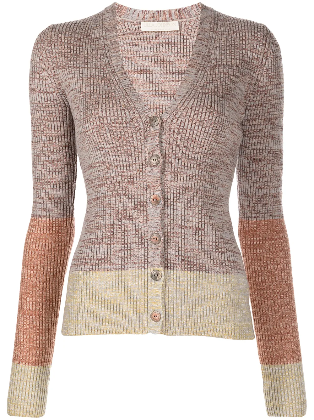 

Ulla Johnson Posey colour-block cardigan - Brown