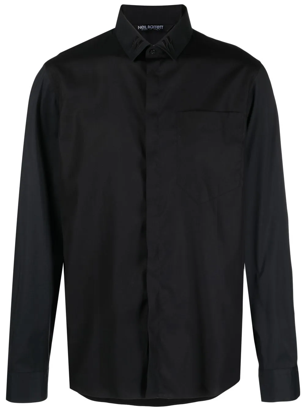 

Neil Barrett camisa con motivo Thunderbolt - Negro