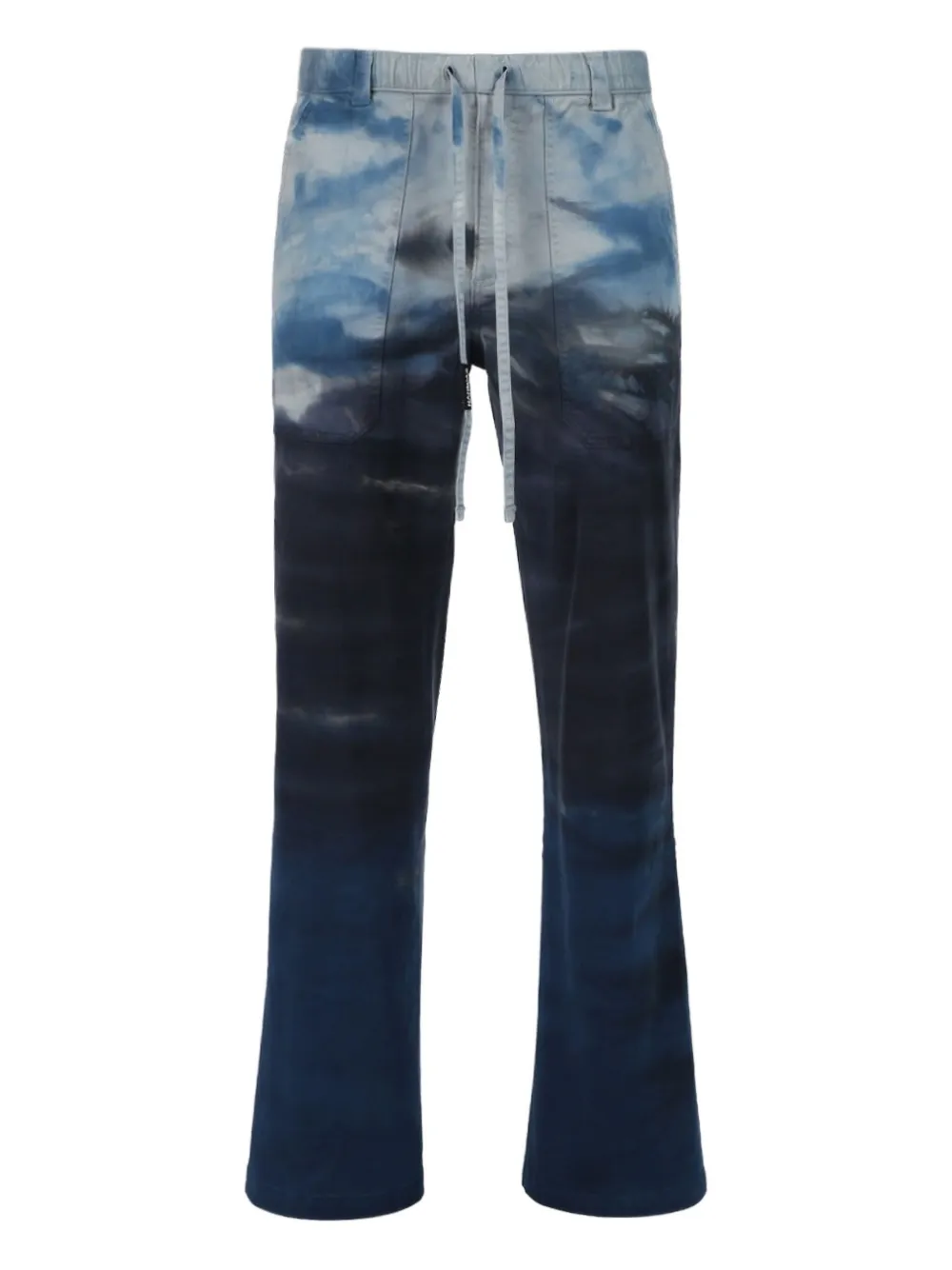 Nahmias Drawstring Wide-leg Trousers In Blue