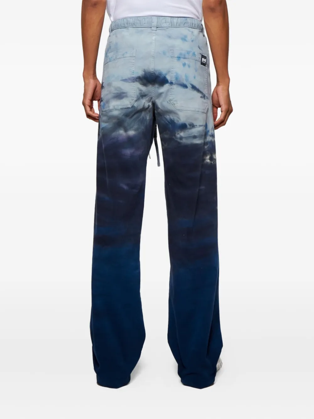 Nahmias Drawstring Wide-leg Trousers In Blue