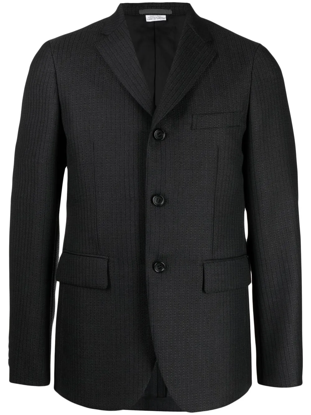 

Comme Des Garçons Homme Deux blazer con botones y solapas de muesca - Gris