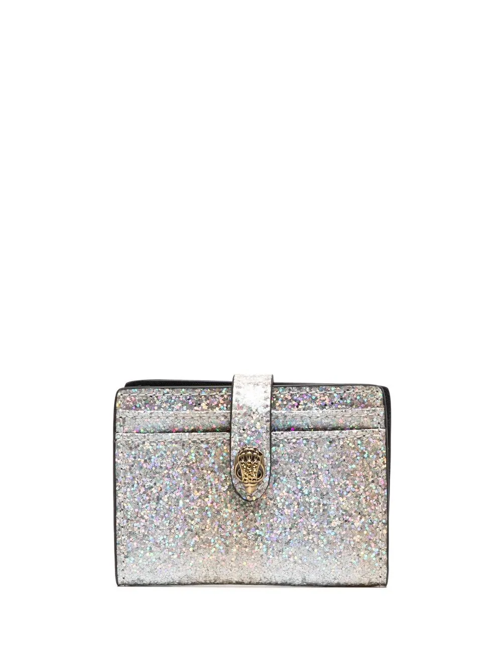 

Kurt Geiger London glitter-detail cardholder - Silver