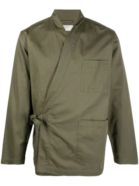 Universal Works side-tie fastening jacket