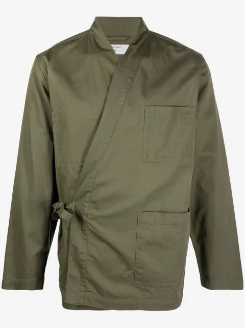 Universal Works side-tie fastening jacket