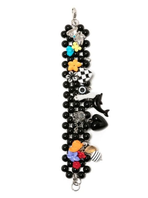 Amir Slama multi-charm bead bracelet 
