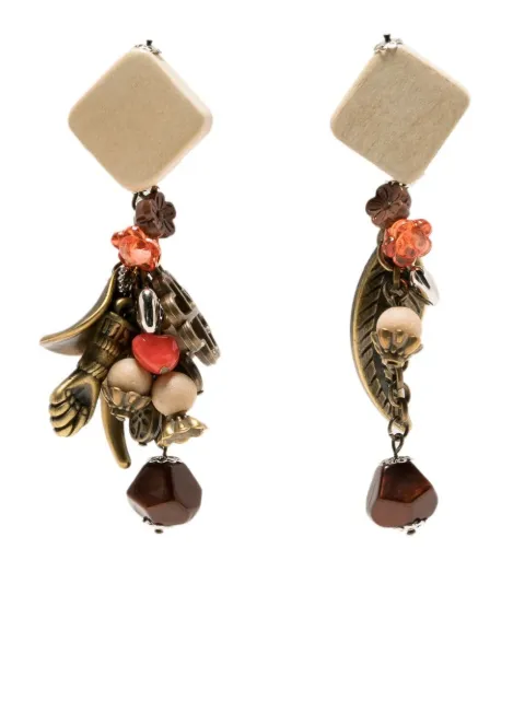 Amir Slama charm drop earrings