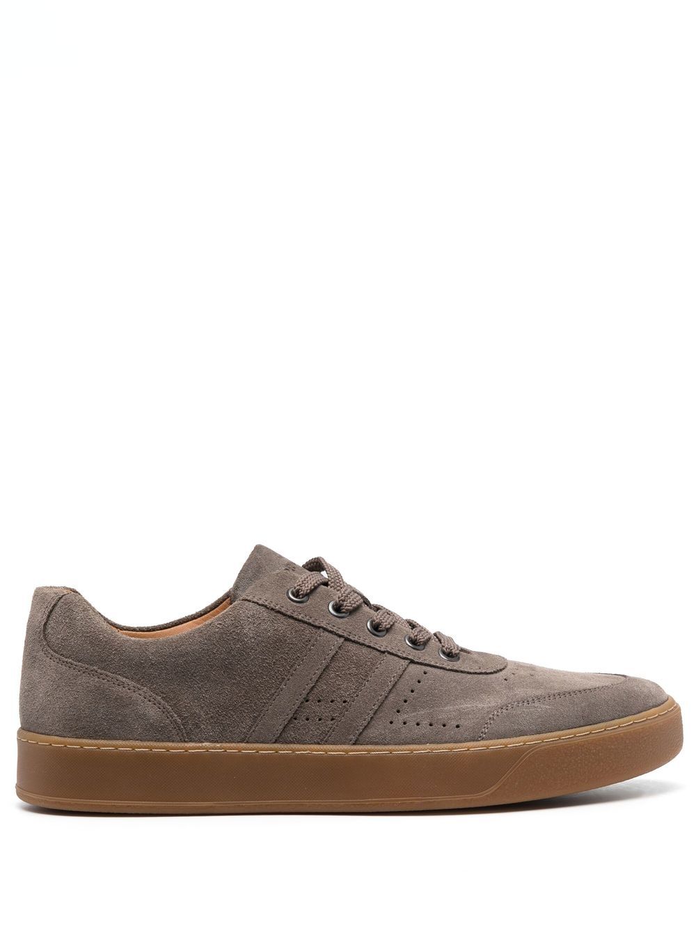 Harrys Of London Suede Low-top Sneakers In Neutrals