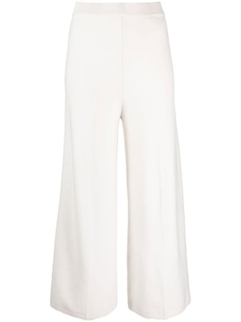 JOSEPH merino-wool knitted trousers Women