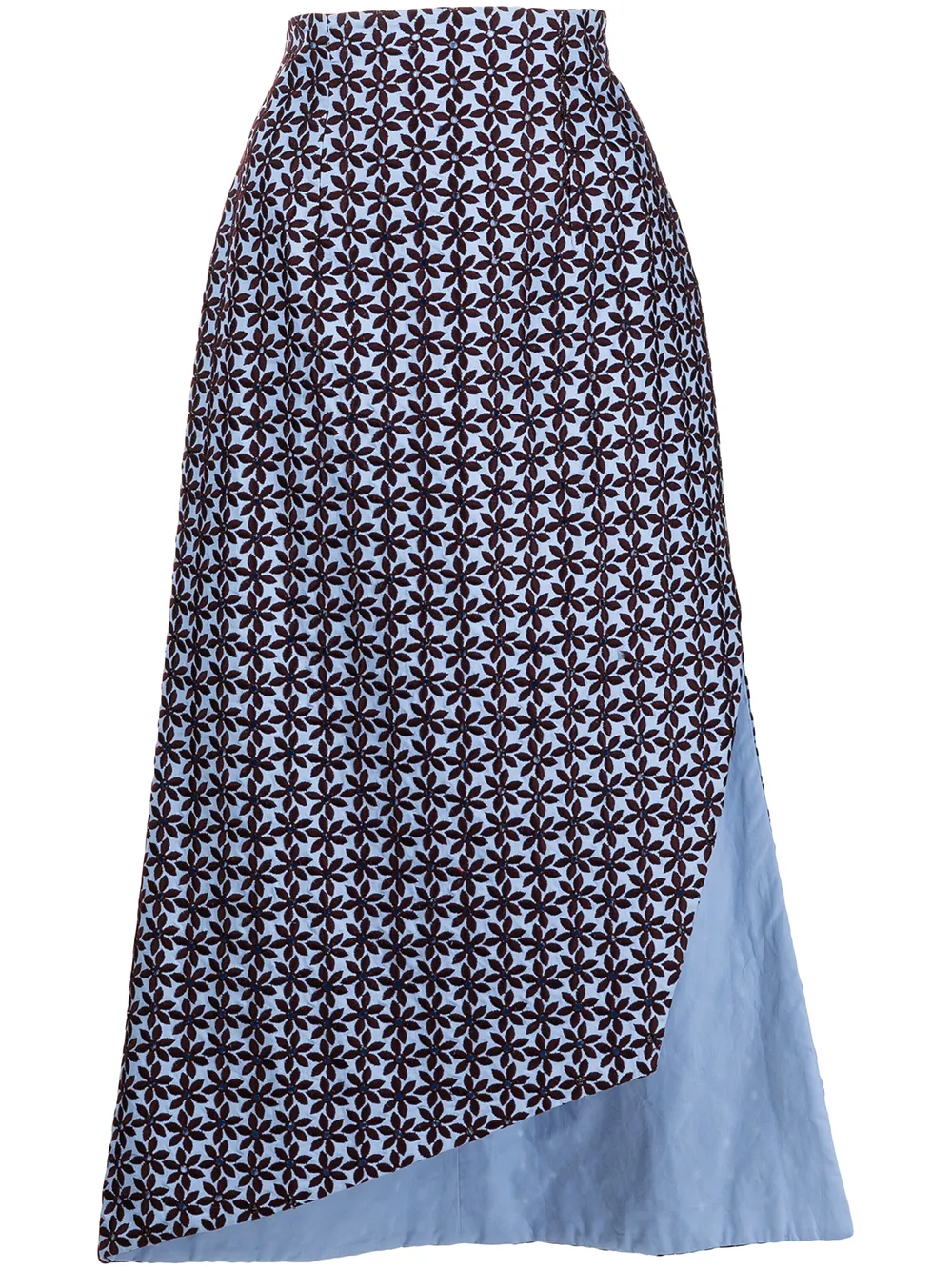 

Silvia Tcherassi falda midi Gimme - Azul