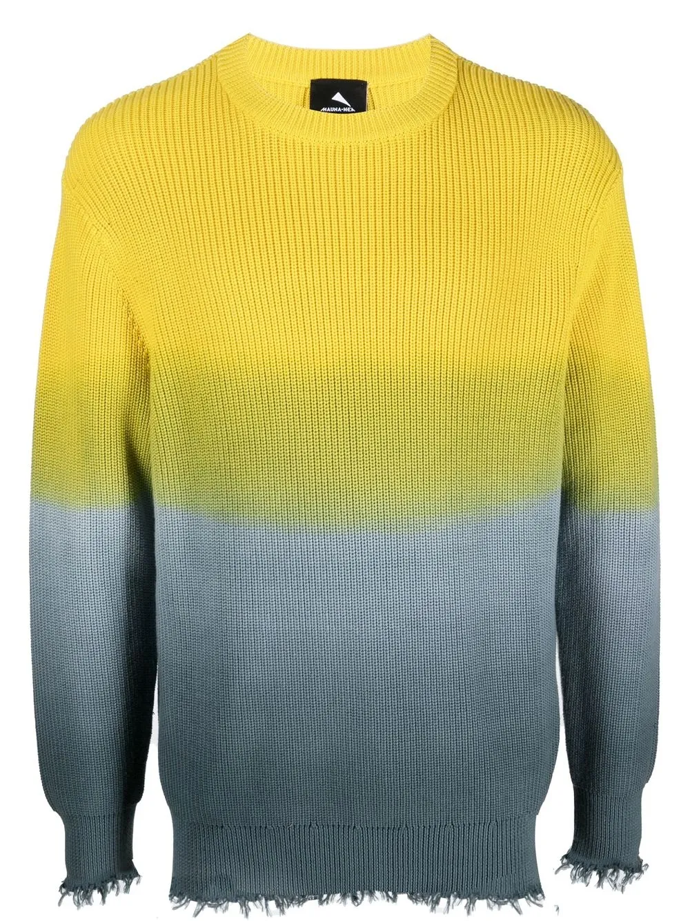 

Mauna Kea gradient-effect knit jumper - Yellow