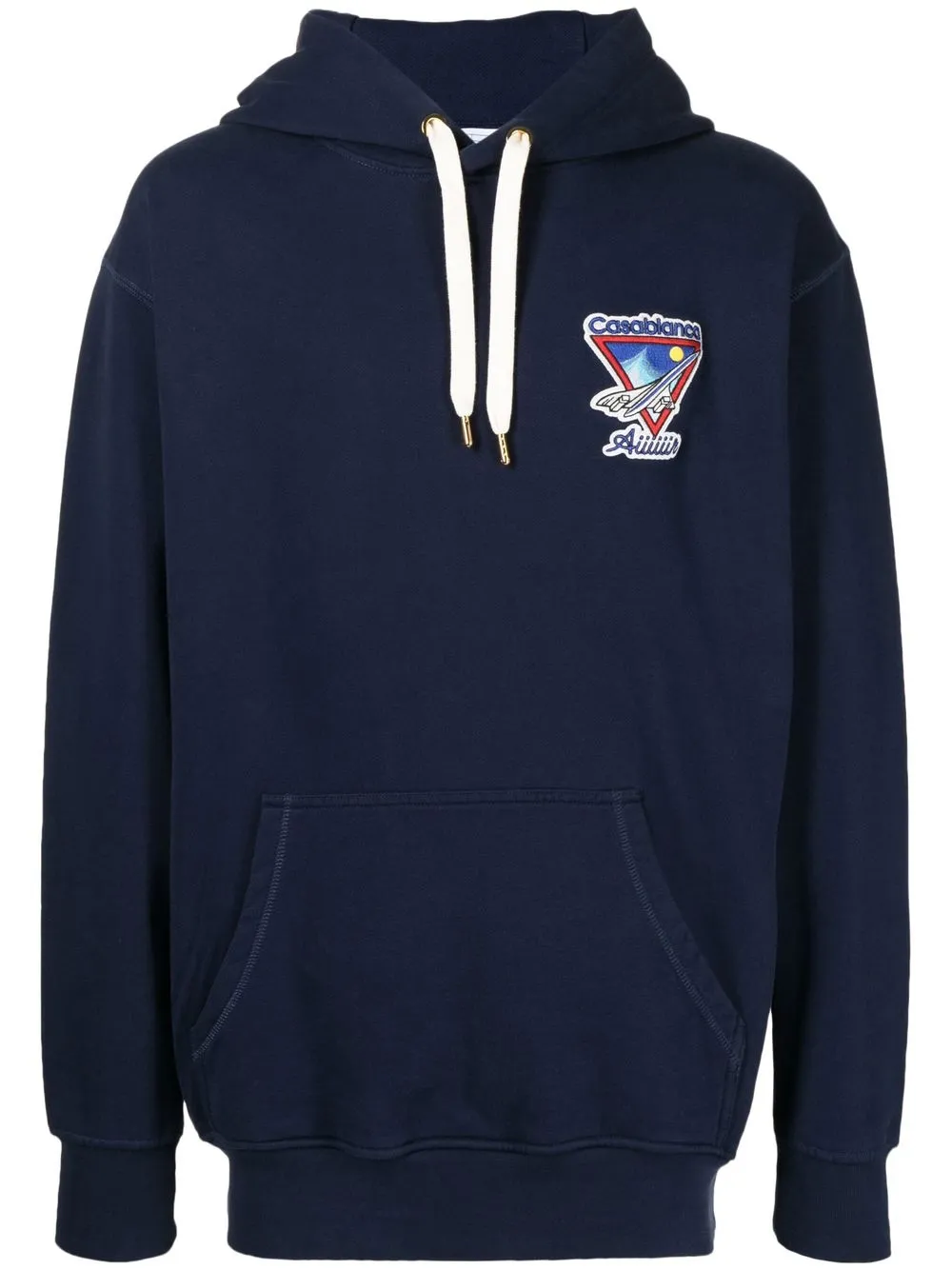 

Casablanca hoodie Aiiiiir con motivo bordado - Azul