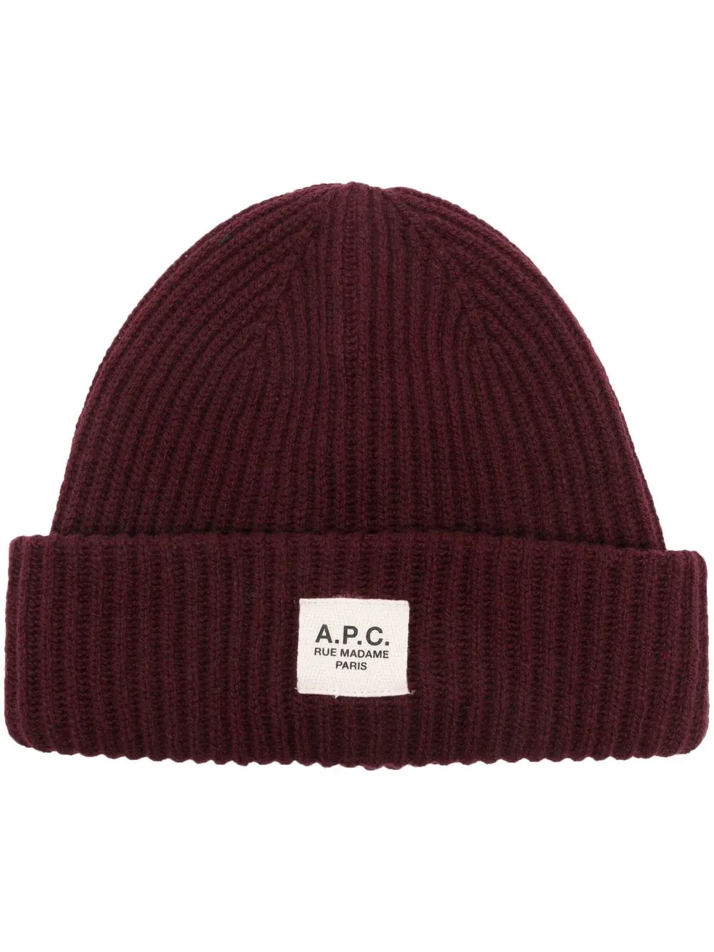 

A.P.C. ribbed-knit beanie - Red