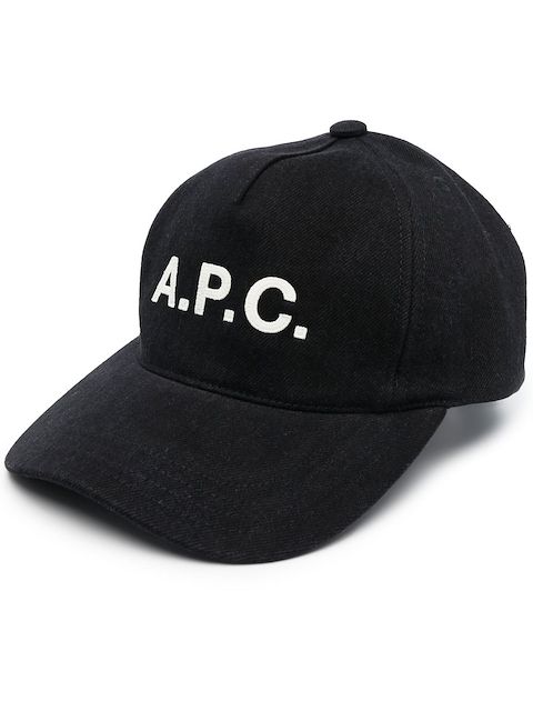 A.P.C. logo-print cap