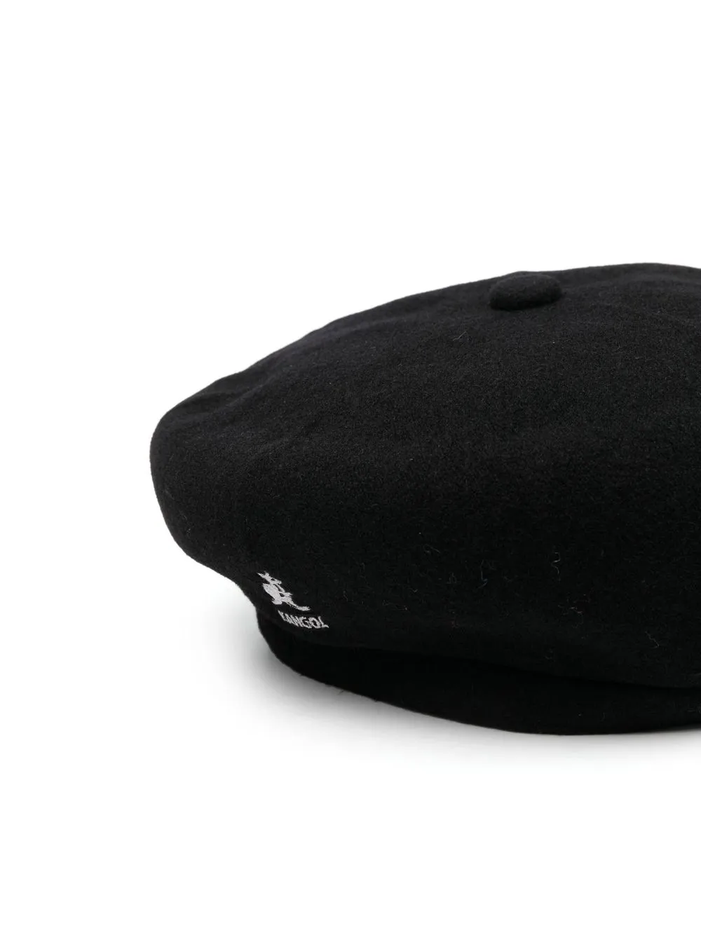 Kangol Pet met logopatch Zwart