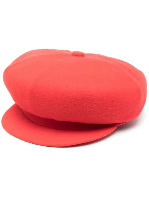 Kangol logo-patch wool cap