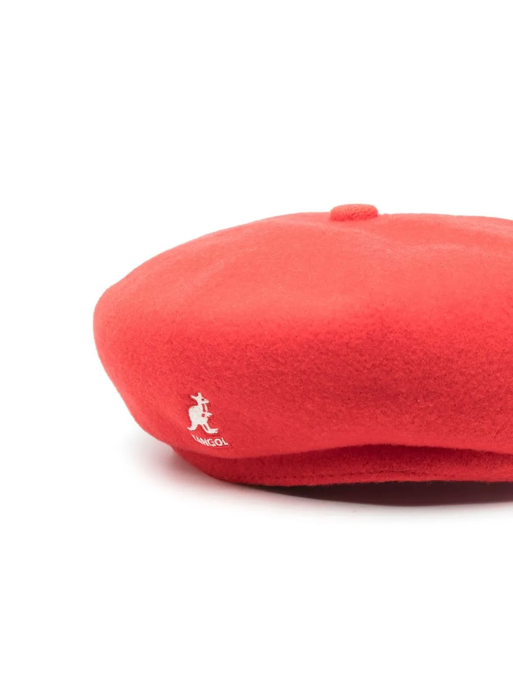 Kangol Pet met logopatch - Oranje