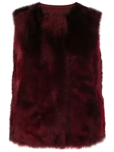 Yves Salomon reversible wool gilet