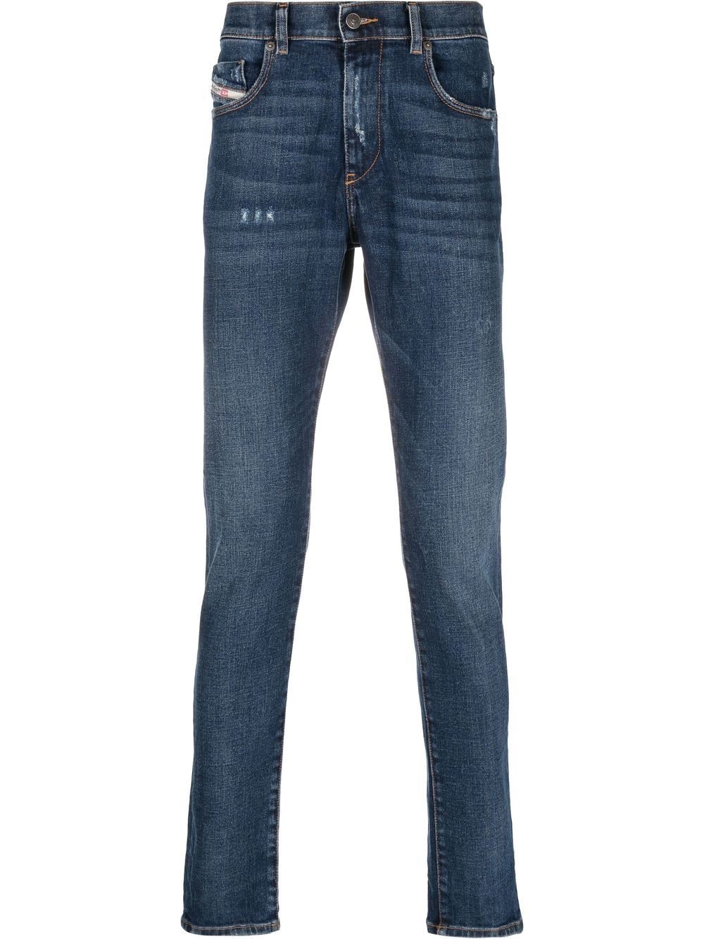 Diesel Distressed slim-cut Jeans - Farfetch