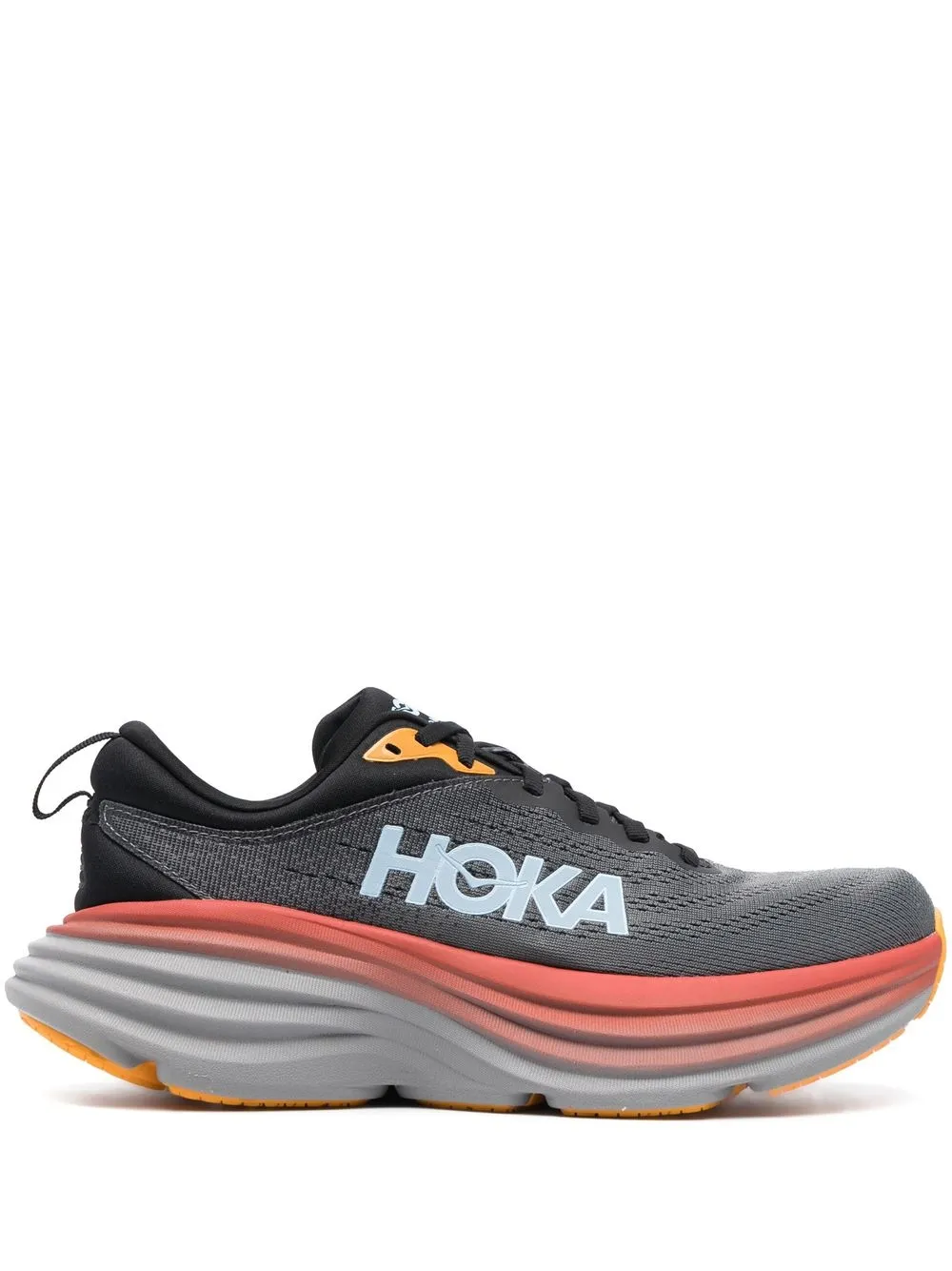 

Hoka One One tenis bajos con plataforma - Gris