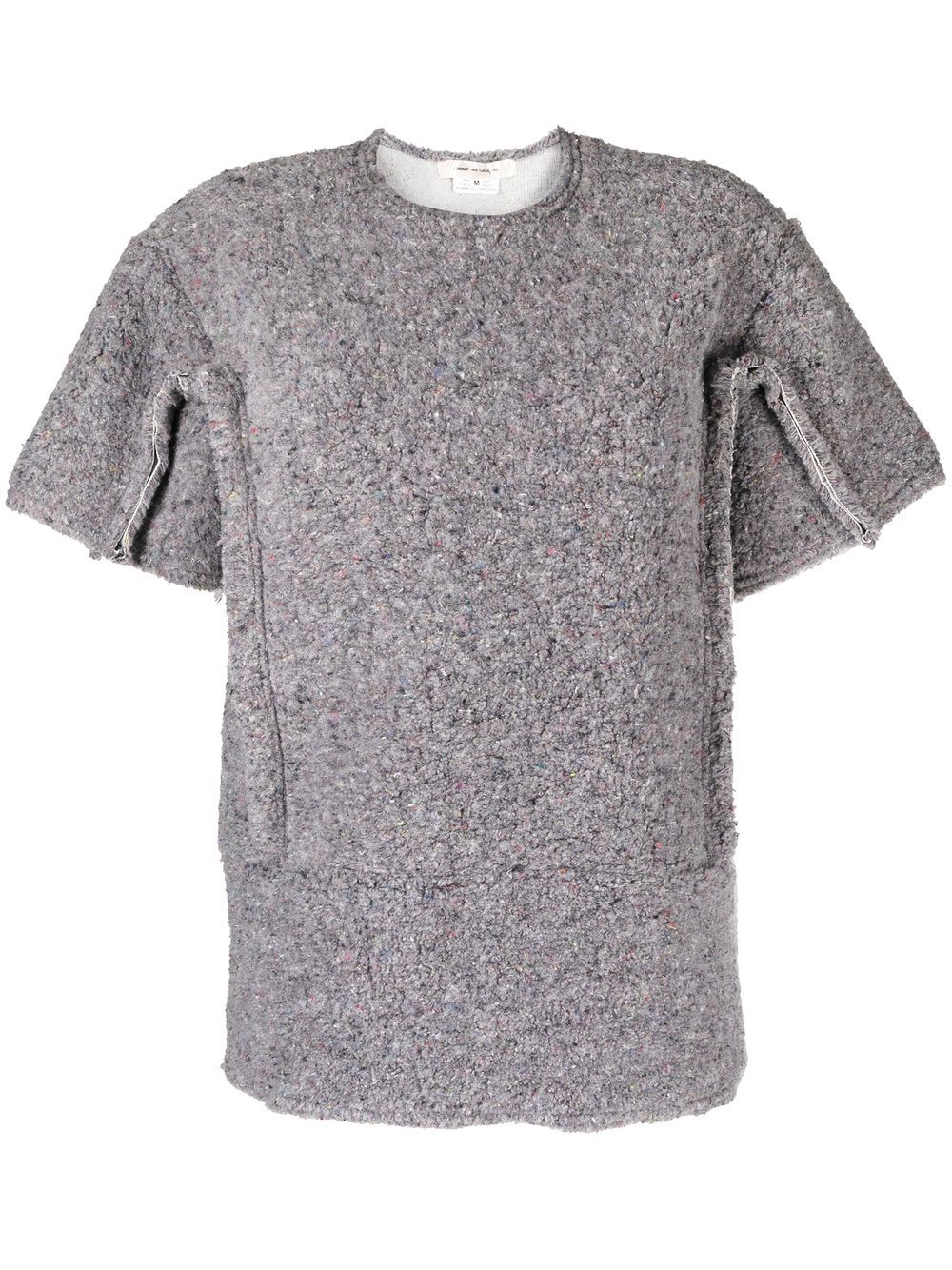 

Comme Des Garçons melange-effect short-sleeved T-shirt - Grey