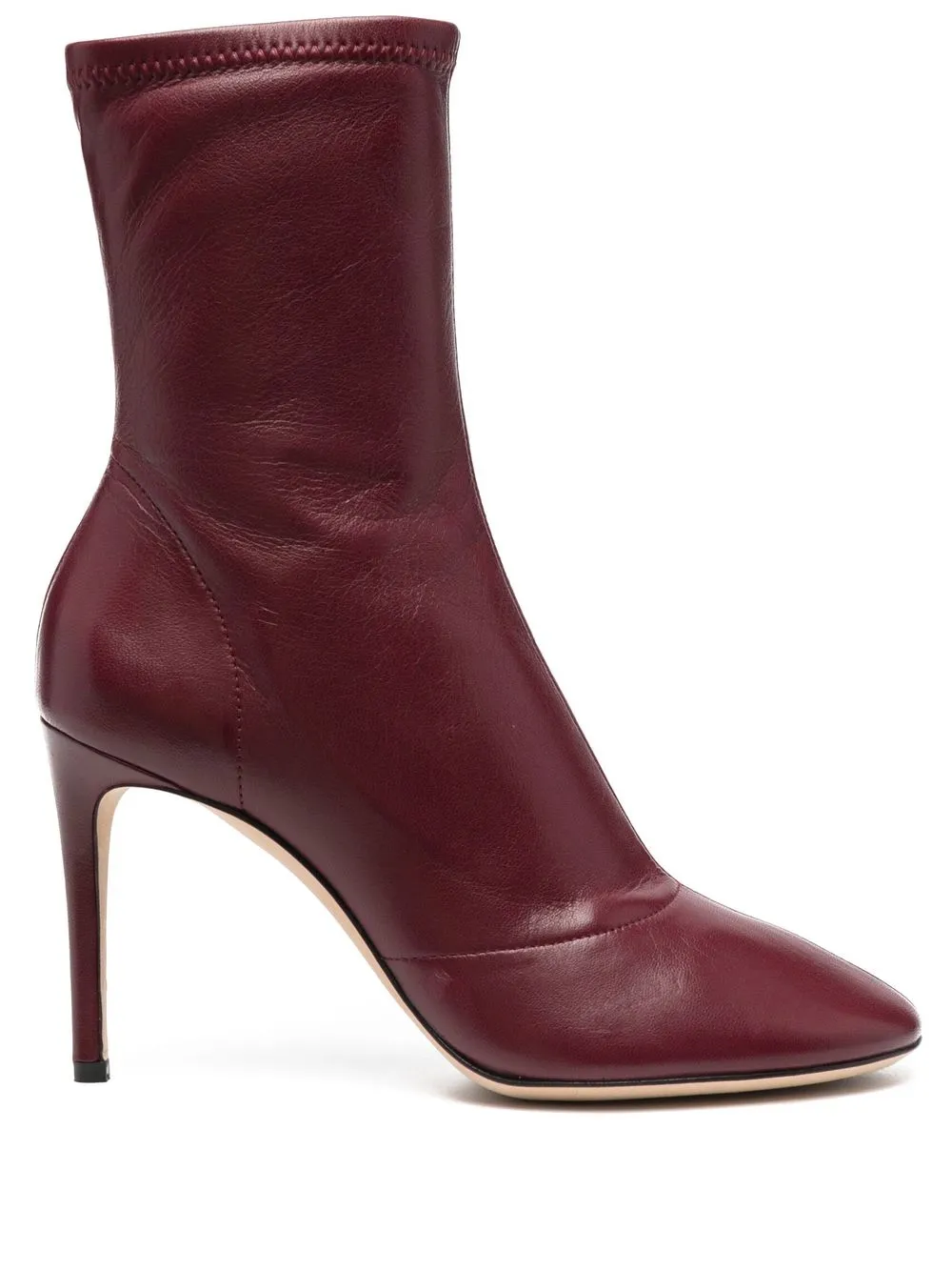 

Victoria Beckham leather ankle boots - Red