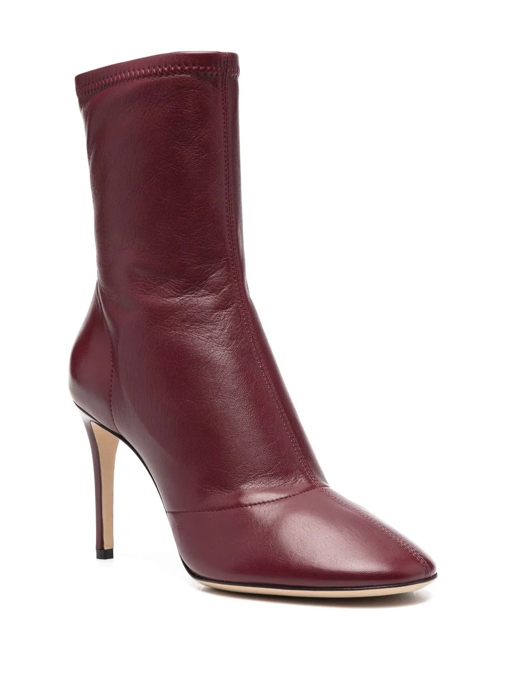 Victoria Beckham Leather Ankle Boots Farfetch