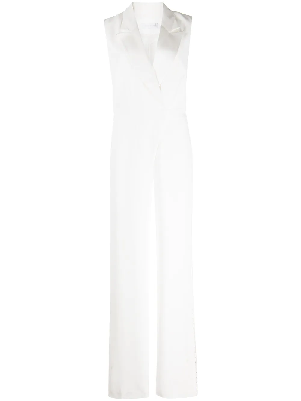 Jonathan simkhai belted crepe jumpsuit on sale