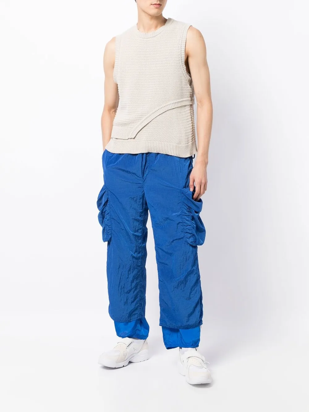 Sunnei Trainingsbroek met cargo zak - Blauw