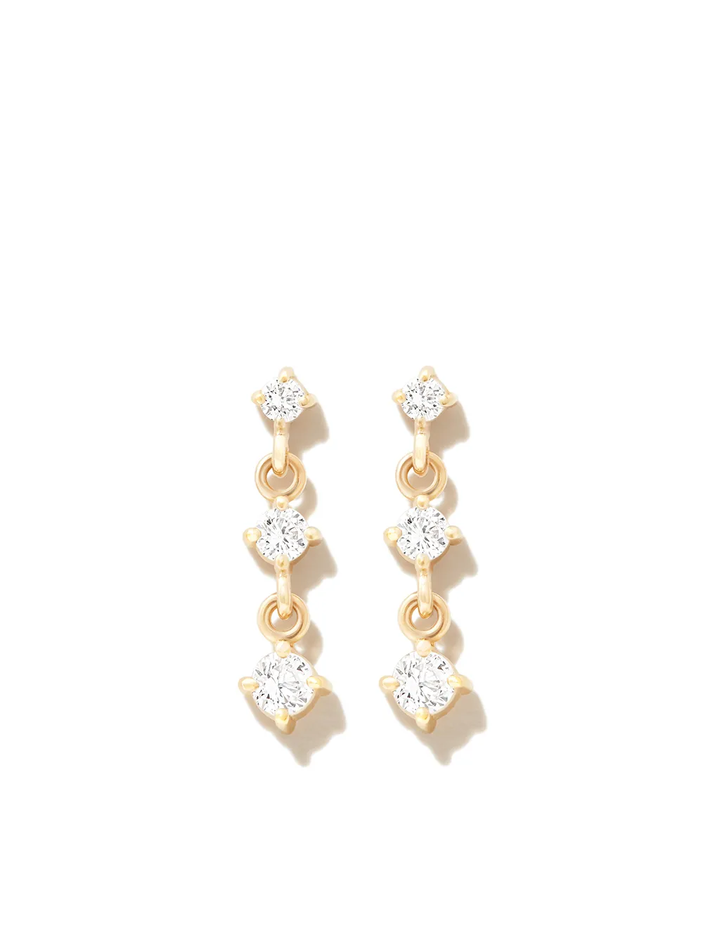 

Zoë Chicco 14kt yellow gold diamond drop earrings