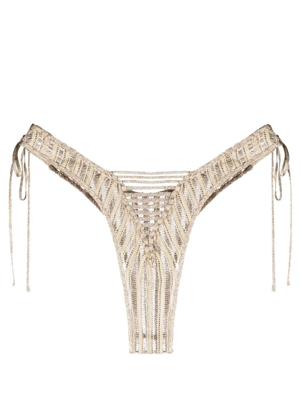 Isa Boulder Omkeerbare string - Beige