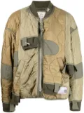 Maison MIHARA YASUHIRO patchwork quilted bomber jacket - Green